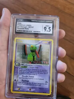 (POP 2) CGC 9.5 MINT+ 2005 Xatu Stamped Reverse Holo EX Deoxys 29/107 Pokemon - Image 2