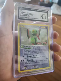(POP 2) CGC 9.5 MINT+ 2005 Xatu Stamped Reverse Holo EX Deoxys 29/107 Pokemon - Image 3