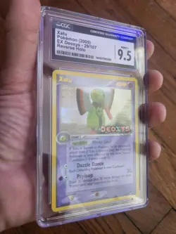 (POP 2) CGC 9.5 MINT+ 2005 Xatu Stamped Reverse Holo EX Deoxys 29/107 Pokemon - Image 4