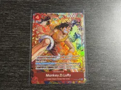 One Piece Monkey D Luffy Op16-015 SR Alt Art Foil NM - Image 1