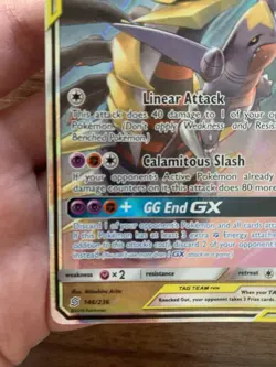 Pokemon Card Garchomp Giratina Tag Team GX Unified Minds Holo 146/236 - NM - Image 4