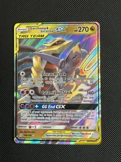 Pokemon Card Garchomp Giratina Tag Team GX Unified Minds Holo 146/236 M/NM - Image 1