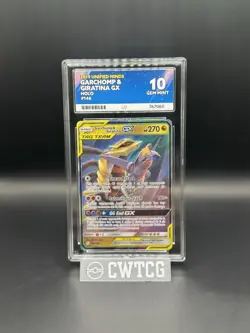 Pokemon Garchomp Giratina Tag Team GX TCG Card Unified Minds Rare 146/236 Ace 10 - Image 1