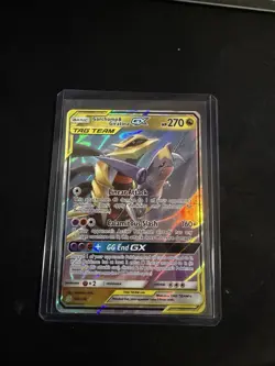 Pokemon TCG Garchomp and Giratina GX Card 146/236 Unified Minds Tag Team MINT - Image 1