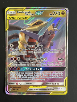 Garchomp & Giratina GX. Tag team. 146/236. Unified minds. Pokemon card - Image 1