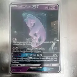 Pokemon TCG 2017 Shining Legends Mewtwo GX 78/73 Secret Rare Full Art Holo EN - Image 1