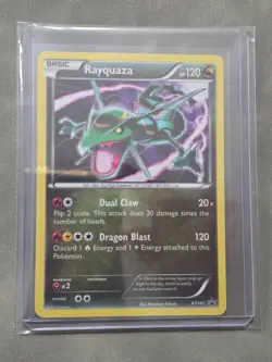 Pokemon TCG Rayquaza XY Promo Holofoil Holo XY141 2016 NEAR MINT CLEAN CARD - Image 1