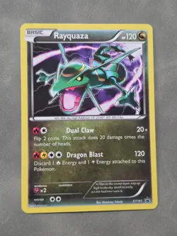 Pokemon TCG Rayquaza XY Promo Holofoil Holo XY141 2016 NEAR MINT CLEAN CARD - Image 2