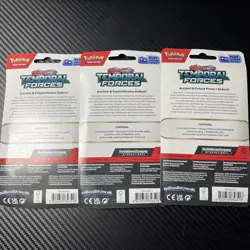 Pokemon Scarlet & Violet Temporal Forces Booster Pack Carvanha Promo Card x3 - Image 3