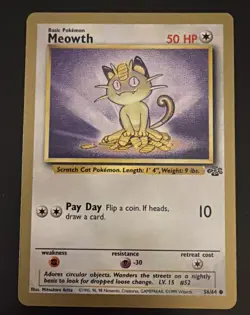 Meowth - (Gold Bordered Promo) 56/64 Miscellaneous Cards & Products Regular - Image 1