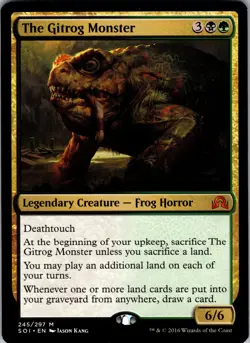 The Gitrog Monster Shadows over Innistrad Mythic LP Magic: The Gathering Normal - Image 1