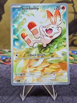 Pokemon TCG Scorbunny 225/217 Ascended Heroes Illustration Rare Holo Card NM - Image 1
