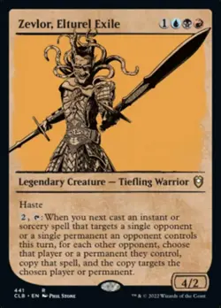 Zevlor, Elturel Exile Cards NMM Battle for Baldurs Gate RARE SHOWCASE - Image 1