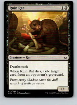 Magic the Gathering Ruin Rat Hour of Devastation MTG Free Shipping! - Image 1