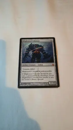 MTG - Magic The Gathering - Blightsteel Colossus - Mirrodin Besieged (MP-LP) - Image 1