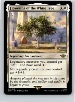 Magic the Gathering Flowering of the White Tree The Lord of the Rings: MTG - Image 1
