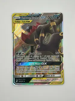 Pokemon TCG Umbreon & Darkrai GX 125/236 Unified Minds Tag Team MP - Image 1