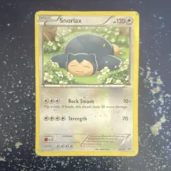 Pokemon Snorlax Regular Card 26/39 Kalos Starter Set 120 HP Common - Image 1