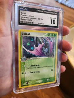 (POP 4) CGC 10 GEM MINT POKEMON EX Hidden Legends GOLBAT 36/101 REVERSE HOLO - Image 1