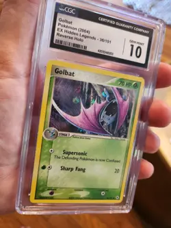 (POP 4) CGC 10 GEM MINT POKEMON EX Hidden Legends GOLBAT 36/101 REVERSE HOLO - Image 2