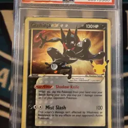2021 Pokemon SWSH Greninja Gold Star Promo #144 PSA 9 Mint – Celebrations ETB - Image 3