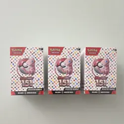 Pokemon TCG Scarlet & Violet 151 Booster Bundle Box Lot of 3 Factory Sealed - Image 1