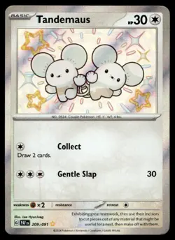 Tandemaus SV: Paldean Fates Holo 209/091 Pokemon TCG - Image 1