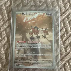 The Pokemon Company Mr. Mime 179/165 SV 151 Illustration Rare Holo English - Image 1