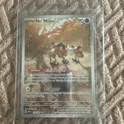 The Pokemon Company Mr. Mime 179/165 SV 151 Illustration Rare Holo English - Image 2