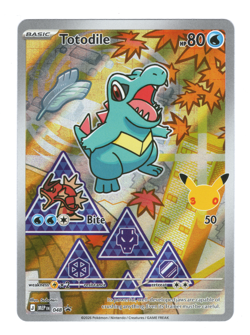Pokemon TCG: First Partner Illustration Collection Series 2 - Totodile #048 - Image 1