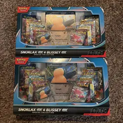 Pokemon Snorlax Ex & Blissey Ex Special Collection Box Sealed Lot of 2 - Image 1
