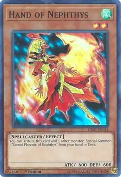 Yugioh - Hand of Nephthys (Super Rare) (1st Edition) - HISU-EN013 (P) - Image 1