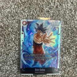 Dragon Ball Super Card Game Fusion World Son Goku Fb04-129 Secret Rare TCG NM - Image 1