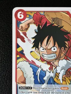 Monkey.D.Luffy P-001 Super Pre-Release Participant Promo One Piece Card - Image 5
