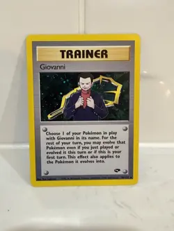 Giovanni 18/132 Gym Challenge Holo Rare Pokemon Card WoTC 2000 - Image 1