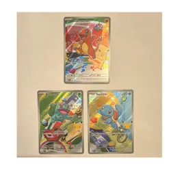 Pokemon First Partner Illustration Collection Series 1 Kanto Gen 1 Starters Set - Image 1