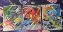 Pokemon First Partner Illustration Collection Series 1 Kanto Gen 1 Starters Set - Image 1