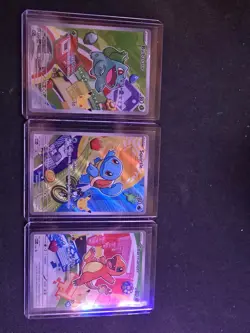 Pokemon First Partner Illustration Collection Series 1 Kanto Gen 1 Starters Set - Image 2