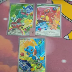 Pokemon First Partner Illustration Collection Series 1 Kanto Gen 1 Starters Set - Image 1