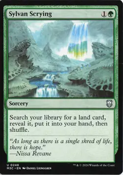 Sylvan Scrying regular U - Commander: Modern Horizons 3 #248 MTG - Image 1