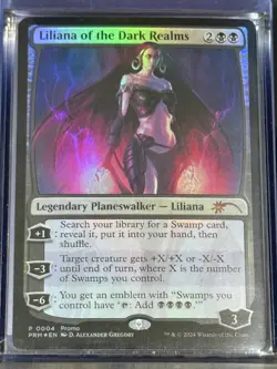 Liliana of the Dark Realms PRM 0004 Magic MTG Promo FOIL NM - Image 1