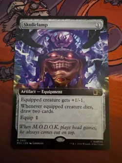 Skullclamp (Extended Art) 451 Commander: Marvel Super Heroes Magic - Image 1