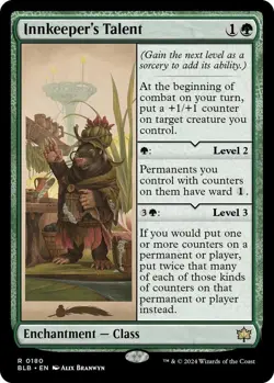 Innkeeper's Talent Bloomburrow Regular FOIL mtg - Image 1