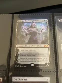 Magic: The Gathering Liliana, the Necromancer Foil Mythic Core Set 2019 291/280… - Image 1
