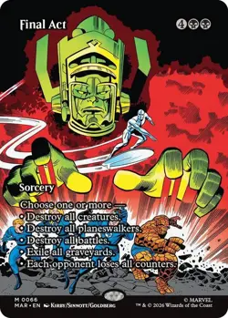 Final Act (Borderless) - Marvel Universe Eternal-Legal - 66 - LP/NM - Image 1