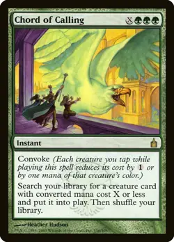 2005 Chord of Calling Ravnica City of Guilds MTG Magic the Gathering Rare NM - Image 1