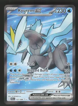 Kyurem ex 157/086 Pokemon TCG SV: Black Bolt NM - Image 1