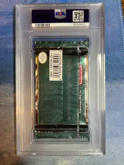 2005 Pokemon EX Emerald Booster Pack Graded PSA 5 (Groudon) - Image 2