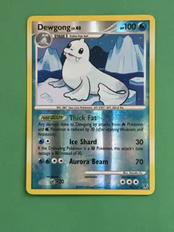 2009 Pokemon Dewgong Reverse Holo 24/147 Supreme Victors NRMT - Image 1