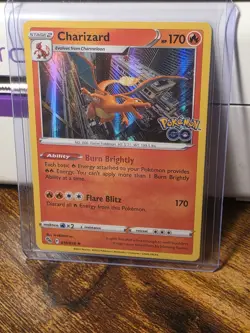1x Single Nm Charizard 010/078 Holo Rare Pokemon Go - Image 1